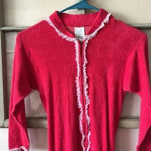 Vintage Long John Underwear Pajamas  Stretchable Costume Size S 5-7